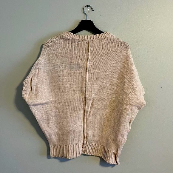 Ann Taylor Merino Wool Blush Pink Round Neck Sweater Vest, Size XS - Picture 2 of 10